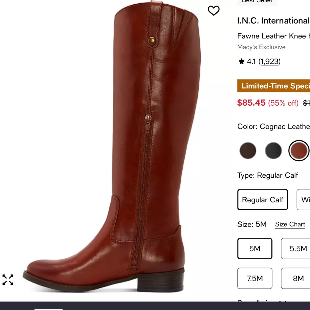 Leather Riding Boots - Picture 3 of 3